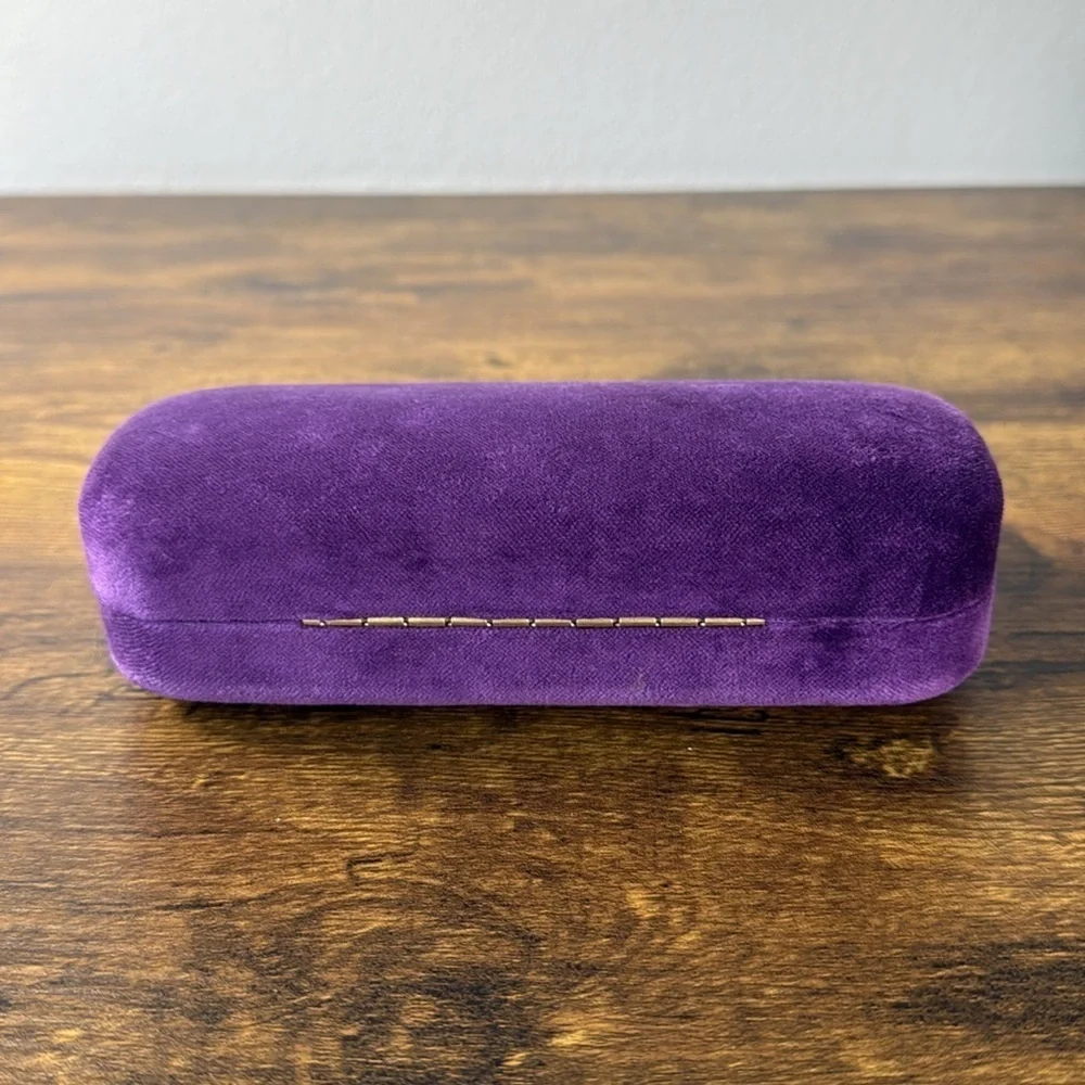 Gucci Purple Velvet Eyeglass Case